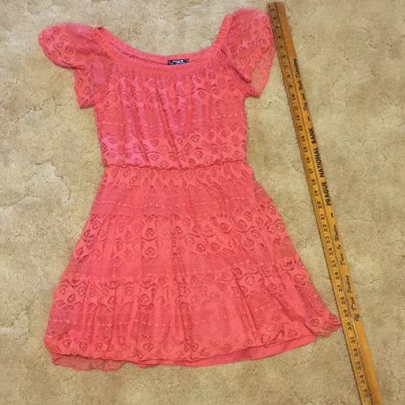 3/$20 🌺 beautiful lace coral dress - Picture 3 of 5